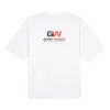 Ropa de gimnasio holgada de manga corta, blanca 620941TIVD59000