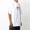 Ropa de gimnasio holgada de manga corta, color blanco 620969TIVD59000