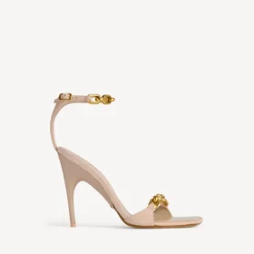 Sandalia Duchesse para mujer en color nude