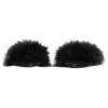 Sandalias Boudoir de 70 mm «Black Feathers» 787447W0WMQ1000