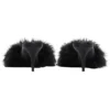 Sandalias Boudoir de 70 mm «Black Feathers» 787447W0WMQ1000