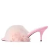 Sandalias Boudoir de 70 mm «Pink Feathers» 787447W0WMQ5000
