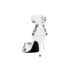 Sandalias Cagole de 110 mm «White Arena Lambskin» 743057WAD4E9081