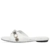 Sandalias Cagole «White Arena Lambskin» 694342WAD4E9081