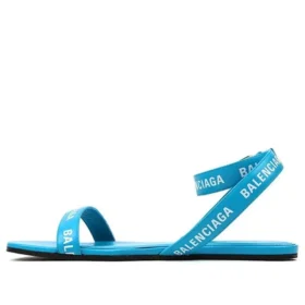Sandalias de cuero «Azul» 551154WA7614441