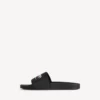 Sandalias de piscina para hombre en negro