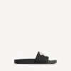 Sandalias de piscina para hombre en negro/amarillo Sandalias de piscina para hombre en negro/amarillo