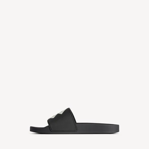 Sandalias de piscina para hombre en negro/amarillo Sandalias de piscina para hombre en negro/amarillo