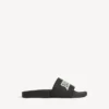 Sandalias de piscina para hombre en negro/blanco Sandalias de piscina para hombre en negro/blanco