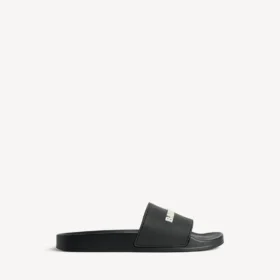 Sandalias de piscina para hombre en negro/blanco