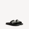Sandalias de piscina para hombre en negro/blanco Sandalias de piscina para hombre en negro/blanco