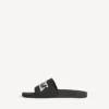 Sandalias de piscina para hombre en negro/blanco Sandalias de piscina para hombre en negro/blanco