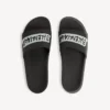Sandalias de piscina para hombre en negro/blanco Sandalias de piscina para hombre en negro/blanco