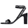 Sandalias de tacones con logotipo integral «Negro» 630041WBAE11090