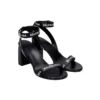Sandalias de tacones con logotipo integral «Negro» 630041WBAE11090