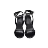 Sandalias de tacones con logotipo integral «Negro» 630041WBAE11090