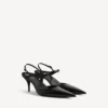 Sandalias de talón abierto con lazo «Avenue» para mujer en negro/plata Sandalias de talón abierto con lazo «Avenue» para mujer en negro/plata