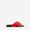 Sandalias deportivas de piscina para hombre en negro/rojo Sandalias deportivas de piscina para hombre en negro/rojo