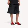 Sandalias deportivas de piscina para hombre en negro/rojo Sandalias deportivas de piscina para hombre en negro/rojo