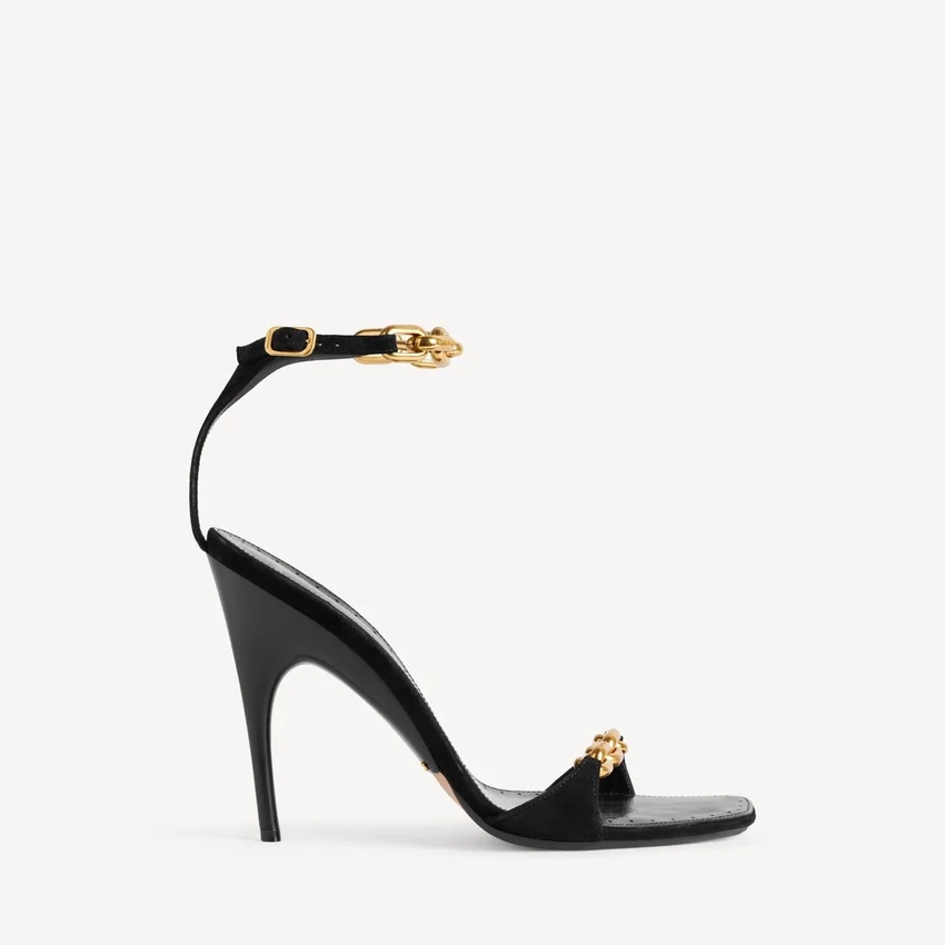 Sandalias Duchesse para mujer en negro Sandalias Duchesse para mujer en negro