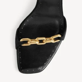 Sandalias Duchesse para mujer en negro