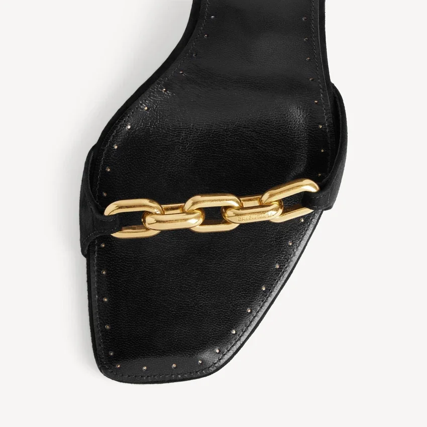 Sandalias Duchesse para mujer en negro Sandalias Duchesse para mujer en negro