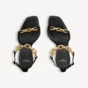 Sandalias Duchesse para mujer en negro Sandalias Duchesse para mujer en negro