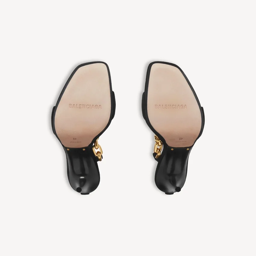 Sandalias Duchesse para mujer en negro Sandalias Duchesse para mujer en negro