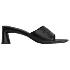 Sandalias Duty Free de 60 mm «Piel de oveja suave y brillante negra» 787303WBCW01000