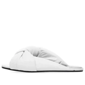 Sandalias planas con vuelo «Blanco» 636576WA2M09002