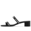 Sandalias redondas de 40 mm «Negras» 695000WCAE11090
