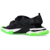 Sandalias Track «Suela transparente, negro, verde y blanco» 655954W2CC41038