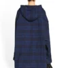Sobrecamiseta a cuadros con capucha «Blue Navy» 720109TNM354202