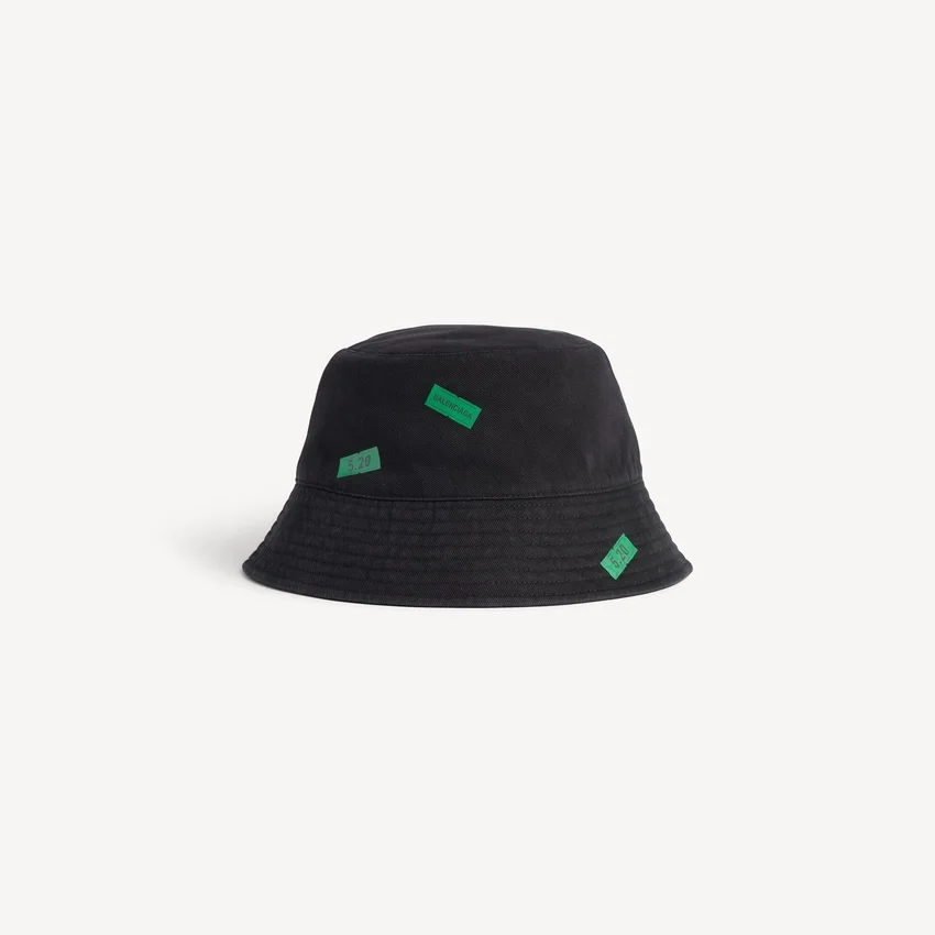 Sombrero de pescador para mujer «520 Stickers» en negro Sombrero de pescador para mujer «520 Stickers» en negro
