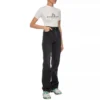 SS21 Camiseta de manga corta con letras, blanca, 594603TGV479000