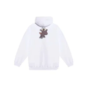 SS21 Estampado de dibujos animados con motivos pequeños, unisex, blanco, 578135TJVE69000
