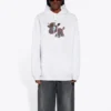 SS21 Estampado de dibujos animados con motivos pequeños, unisex, blanco, 578135TJVE69000