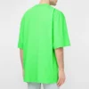 SS21 Estampado de palabras, manga corta, unisex, verde 641614TJVI34162
