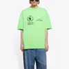 SS21 Retro de manga corta, verde fluorescente 612965THV844162