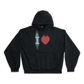 SS23 Sudadera con capucha «Black» de I love Balenciaga 742603TOVH59034