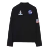 Sudadera Balenciaga x NASA Space Multi-Patch «Negro» 662496TKVD71070