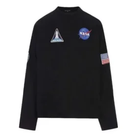 Sudadera Balenciaga x NASA Space Multi-Patch «Negro» 662496TKVD71070