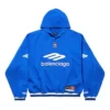 Sudadera con capucha 3B Football Polo «Azul real/Blanco» 827939TTVQ84701