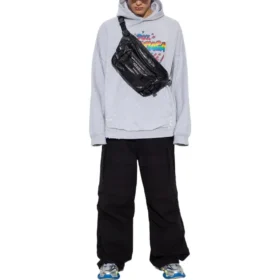 Sudadera con capucha 90/10 de corte amplio «Gris» 674986TMVH42569