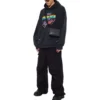 Sudadera con capucha 90/10 de corte amplio «Washed Black» 674986TMVH41055