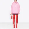 Sudadera con capucha Alphabet de la colección SS21, versión holgada, rosa 578135TJVA85700