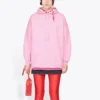 Sudadera con capucha Alphabet de la colección SS21, versión holgada, rosa 578135TJVA85700