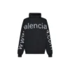 Sudadera con capucha Bal.Com «Black» 739024TOVN98151