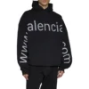 Sudadera con capucha Bal.Com «Black» 739024TOVN98151