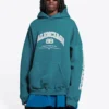 Sudadera con capucha Balenciaga de corte amplio «Indigo» 674986TLVJ24480